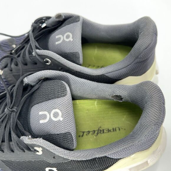 On Cloud Swiss Cloudfly Mens Size 12.5 2E Wide Running Shoes Black/Blue 51.99067 - Picture 10 of 12